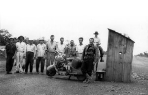 Petros Papathanassiadis during the construction of Brasília 1959